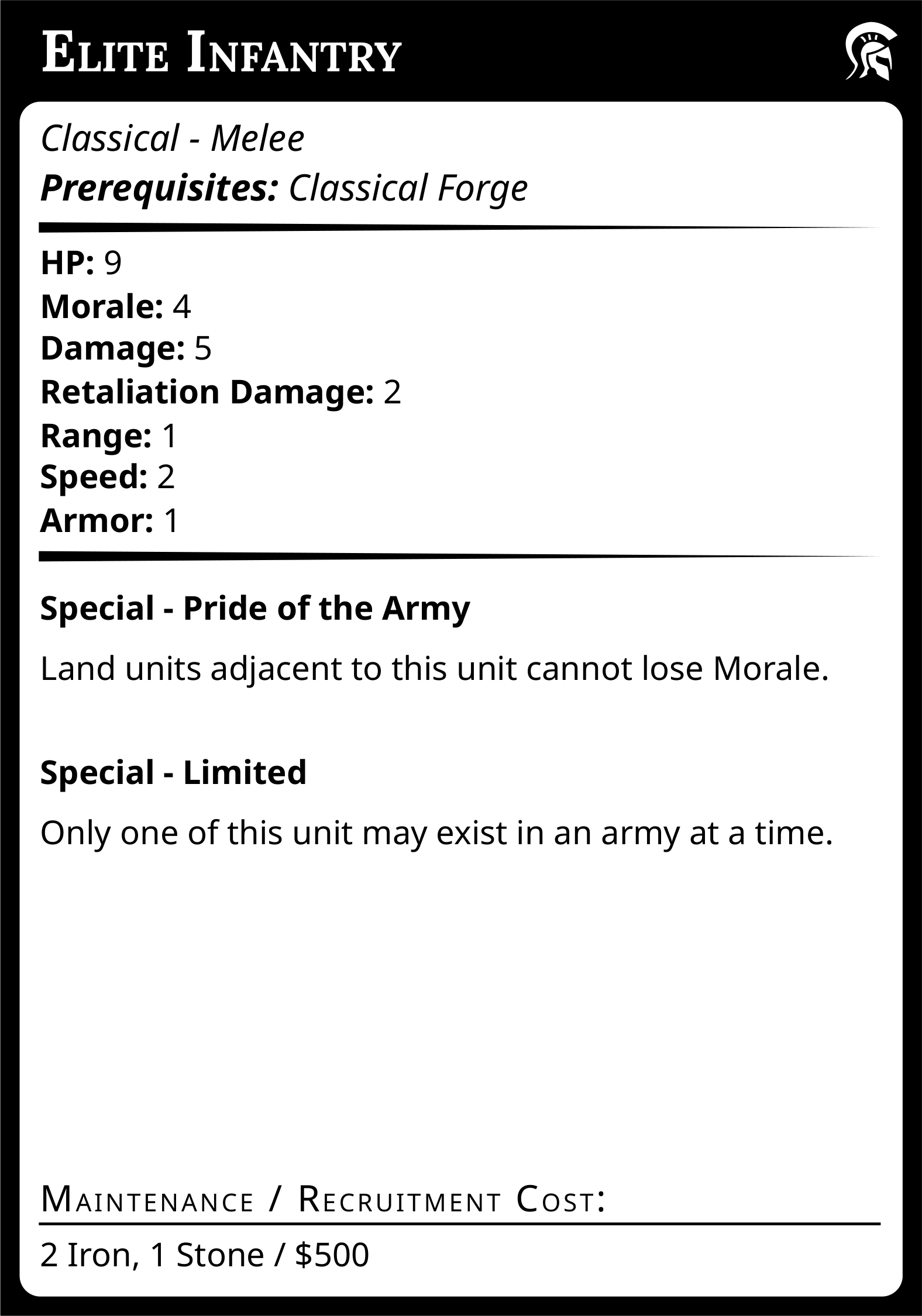 Classical Elite Infantry