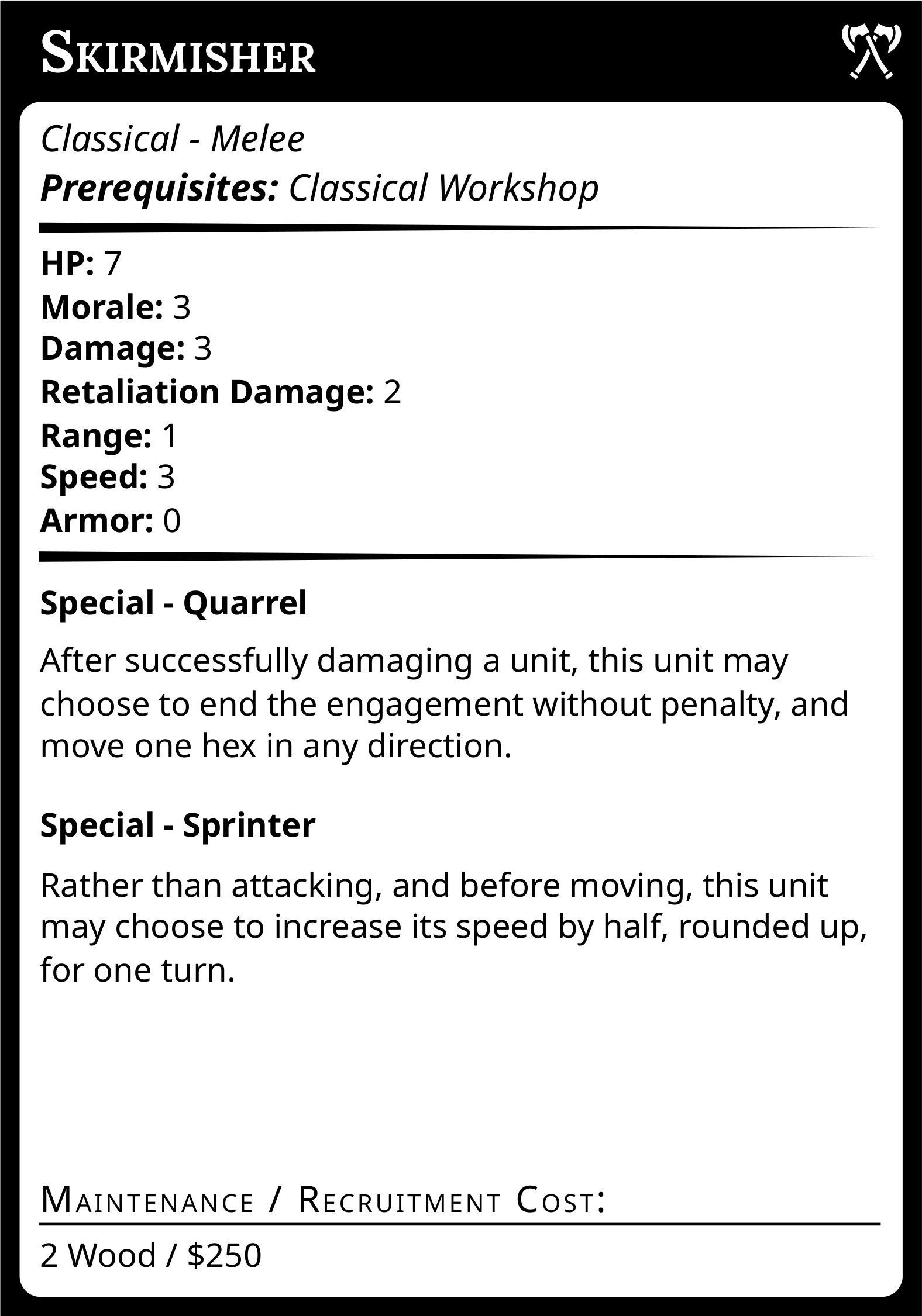 Classical Skirmisher