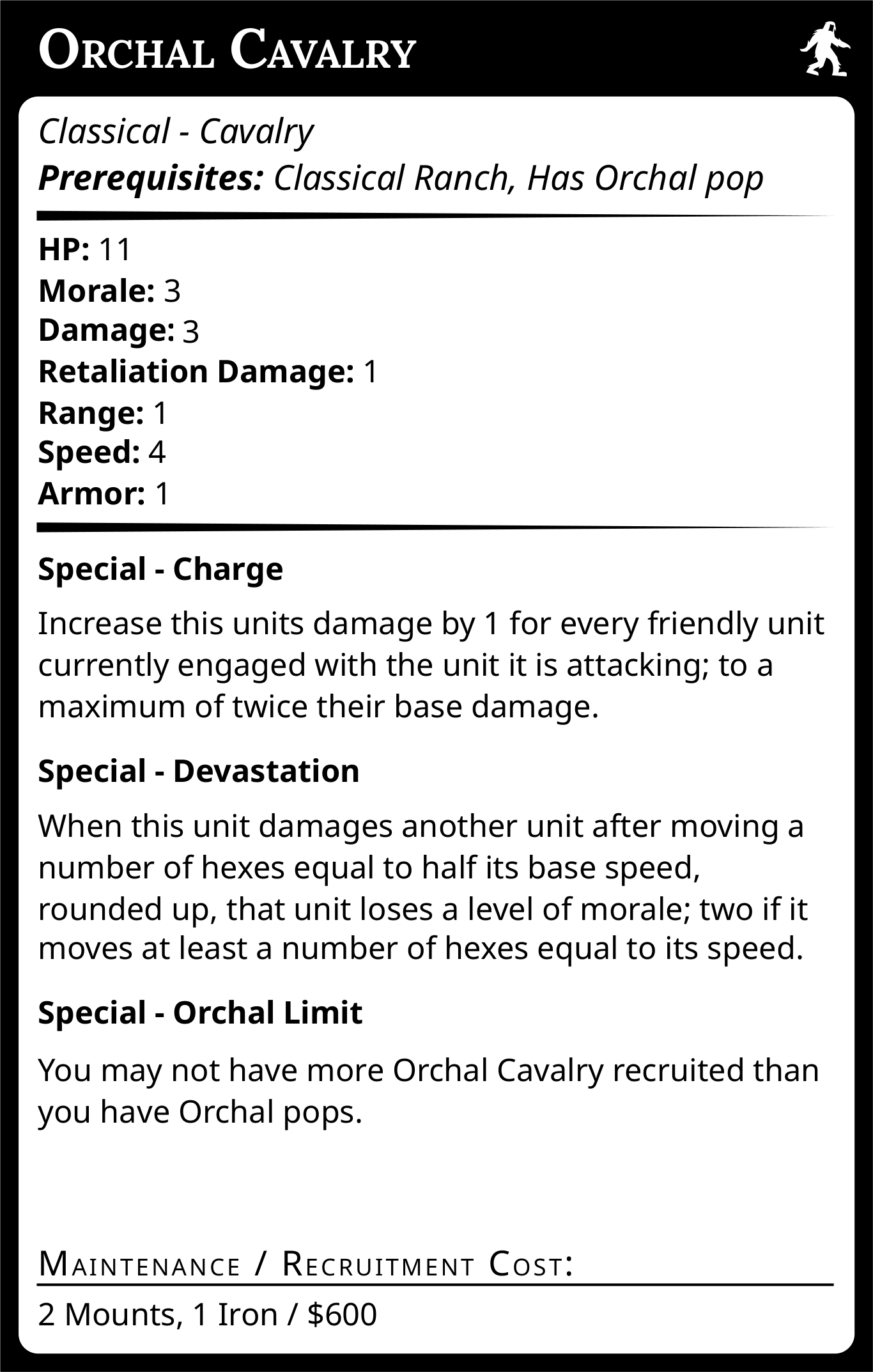 Classical Orchal Cavalry